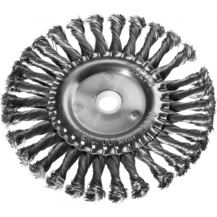 DEXX. Щетка дисковая для УШМ, жгутированная стальная проволока 0,5мм, 175ммх22мм 35100-175 купить в Надыме