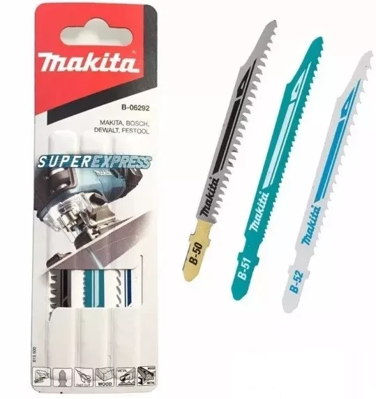 Набор пилок B-06292 для лобзика Makita Super Express, (В50,В51,В52) купить в Надыме