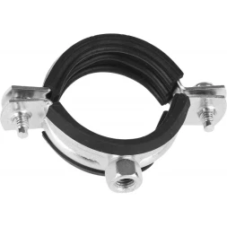 ЗУБР. Хомут трубный с гайкой, оцинкованный, 3", 1шт 37850-83-95-1