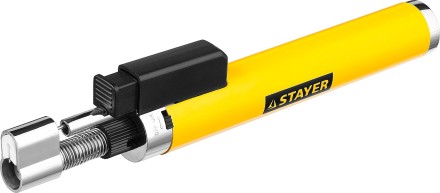 Газовая горелка-карандаш &quot;MaxTerm&quot;, STAYER &quot;MASTER&quot; 55560, с пьезоподжигом, регулировка пламени, 1100С 55560 купить в Надыме