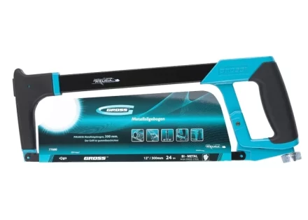 Ножовка по металлу "PIRANHA", 300 мм, обрезиненная рукоятка и захват GROSS 77600 купить в Надыме