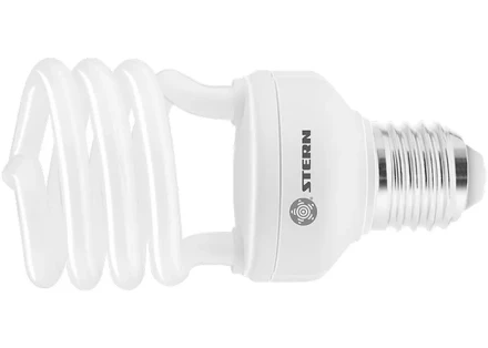 Лампа компактная люминесцентная полуспиральная 15W 4100K E27 8000ч Stern 90912 купить в Надыме