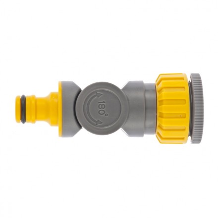 Соединитель штуцерный с внутренней резьбой 1/2&quot; - 3/4&quot; с шарниром PALISAD LUXE 66247 купить в Надыме