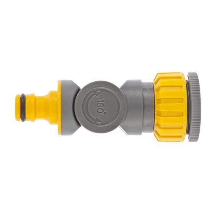 Соединитель штуцерный с внутренней резьбой 1/2" - 3/4" с шарниром PALISAD LUXE 66247 купить в Надыме