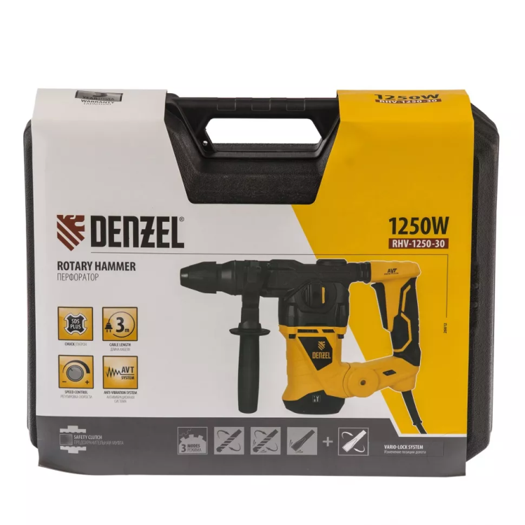 Перфоратор RHV-1250-30 Denzel 26612 купить в Надыме