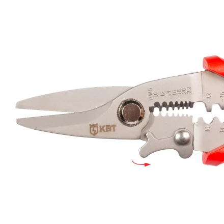 Многофункциональный стриппер КВТ WSS-03 для снятия изоляции с проводов 0.35–6.0 мм (102400) купить в Надыме