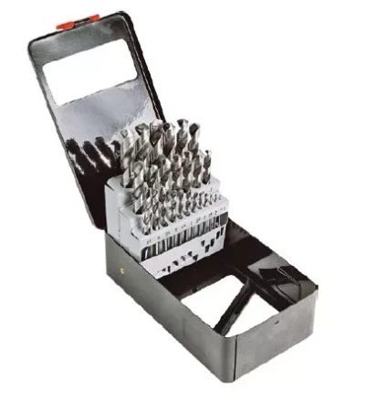 Набор сверл по мет 1,0-13,0мм 25шт белые, мет. коробка Кратон 1 05 01 015 купить в Надыме