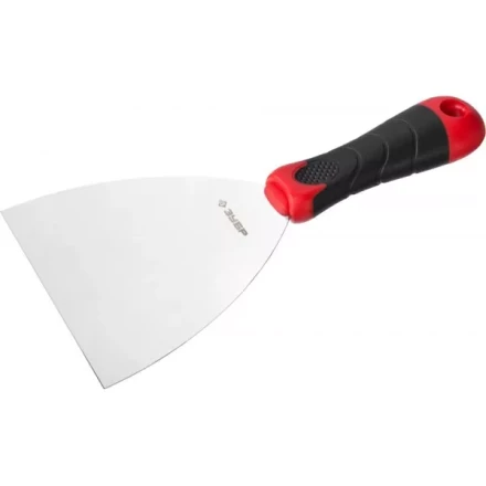 Шпатель ЗУБР "МАСТЕР", профилированное нержавеющее полотно, 2к ручка, 120мм 10072-12 купить в Надыме