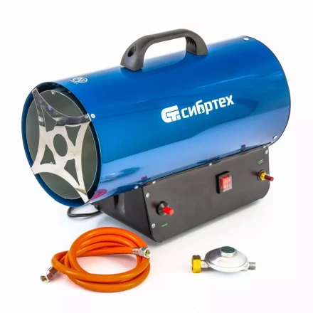 Газовая тепловая пушка СТГ-30, 30 кВт, 900 м3/ч, пропан-бутан Сибртех 96453 купить в Надыме