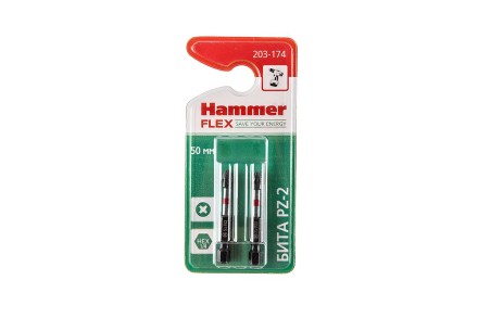 Бита HAMMER PZ2 50мм (2шт) купить в Надыме