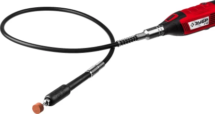 ЗУБР длина - 1 м, цанга 1.6 - 3.2 мм, гибкий вал с цанговым патроном (35944) купить в Надыме