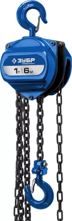 Таль цепная "ТШ-1-6" шестеренная, ЗУБР Профессионал 43082-1, 1т / 6м 43082-1_z01 купить в Надыме