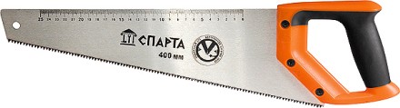 Ножовка по дереву 500 мм 7-8 TPI зуб-2D каленый зуб линейка двухкомпонентная рукоятка SPARTA 235035 купить в Надыме