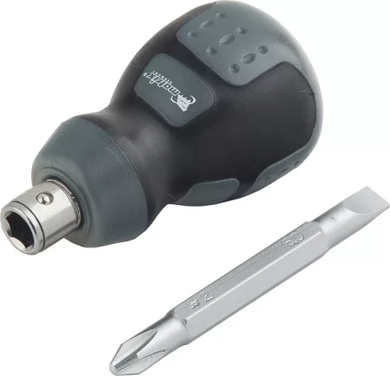 Отвертка комбинированная SL6,0 / Ph2 х 38 мм CrМо двухкомп. рукоятка MATRIX MASTER 11581 купить в Надыме