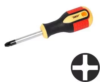 Отвертка крестовая РH№1х 75мм,трехкомп.рук 1/12/120 19671 купить в Надыме