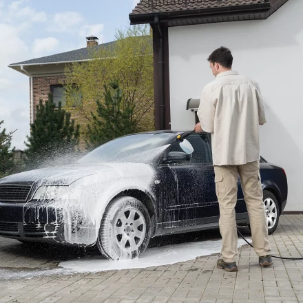 Пенокомплект Denzel FP-700, для моечных машин высокого давления, универсальный 58302 купить в Надыме