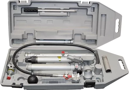 Растяжка гидравлическая 10 т 14 предметов 9 сменных насадок в пластиковом кейсе на колесах MATRIX 513455 купить в Надыме