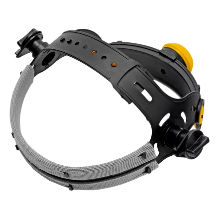 Щиток защитный лицевой с сеткой Denzel "СВОНА" НС-01 "ЛЮКС", плавная регулировка храповик, 89196 купить в Надыме