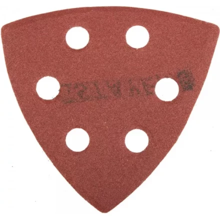 Треугольник шлифовальный универсальный STAYER "MASTER" на велкро основе, 6 отверстий, Р180, 93х93х93мм, 5шт 35460-180 купить в Надыме