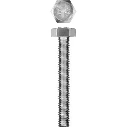 Болт ГОСТ 7798-70, M6 x 40 мм, 5 шт, кл. пр. 5.8, оцинкованный, ЗУБР 303086-06-040 купить в Надыме