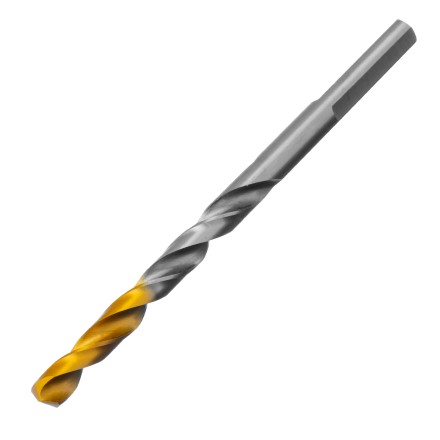Сверло спиральное по металлу Denzel 5 x 86 мм, Р6М5, Golden Tip, 718233 купить в Надыме
