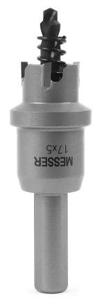 ТСТ коронка MESSER 17X5 с центрирующим сверлом и толкающей пружиной купить в Надыме