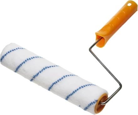 Валик NYLON ПОЛИАМИД малярный в сборе, ворс 6мм, бюгель 6мм, 40х240мм, STAYER Master 03041-24 купить в Надыме