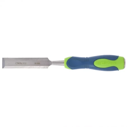 Долото-стамеска 24мм двухкомпонентная рукоятка Сибртех артикул 24489 купить в Надыме