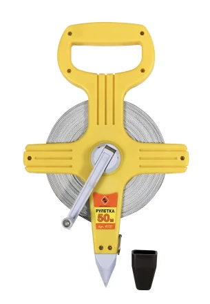 Рулетка 50 м открытый корпус фибергласcовая лента Энкор 4131 купить в Надыме