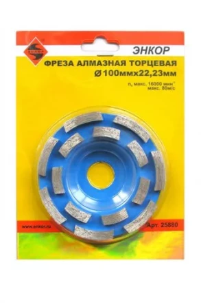 Чашка алм ф100х22,23 сегментЭксперт бетон Энкор 25880 купить в Надыме