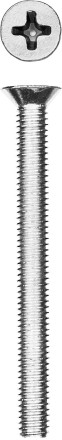 Винт DIN 965, M5 x 50 мм, 5 шт, кл. пр. 4.8, оцинкованный, ЗУБР 303116-05-050 купить в Надыме