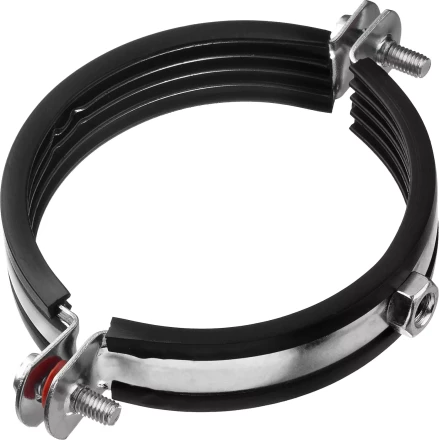 Хомут трубный с гайкой, оцинкованный, 3", 6шт, ЗУБР Мастер 37850-87-94 37850-87-94 купить в Надыме