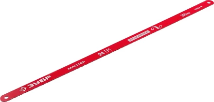 Полотно ЗУБР "МАСТЕР" по металлу 24 TPI  (шаг 1.0мм), Универсальное, 2шт 15853-24-2 купить в Надыме