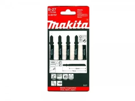 Пилки для лобзика Makita B-27 A-85787 по металлу 5.000 купить в Надыме