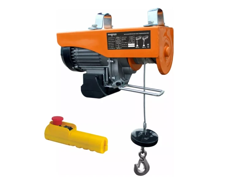 Мини электрическая таль стационарная Magnus-Profi MEH, 600/1200 кг, 6/12 м, 220В купить в Надыме