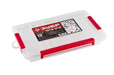 Органайзер ЗУБР "МАСТЕР" для крепежа и принадлежностей, 297х175х45мм (12") 38192-12 купить в Надыме