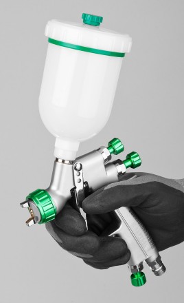 Краскопульт пневматический KRAFTOOL &quot;PRO&quot; Jeta 3000 mini, HVLP, c верхним бачком, 0,8мм 06561-0.8 купить в Надыме