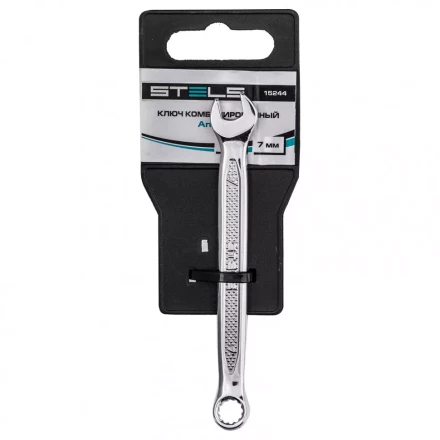 Ключ комбинированный 7 мм CrV антислип Stels 15244 купить в Надыме