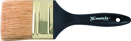 Кисть плоская &quot;Профи&quot; 1,5&quot; натуральная щетина пластмассовая ручка  MATRIX 83161 купить в Надыме