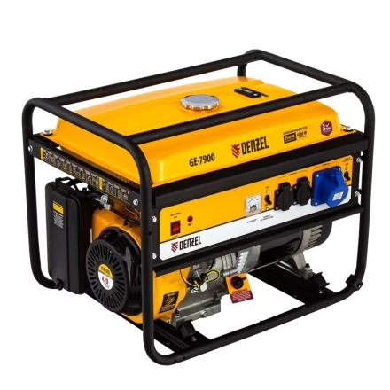 Генератор бензиновый DENZEL GE 7900 94638 купить в Надыме