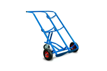 Тележка для баллонов пропан + кислород TOR ТГК-П, 2 баллона (250 пневмо+160поворотное) 1023962 купить в Надыме