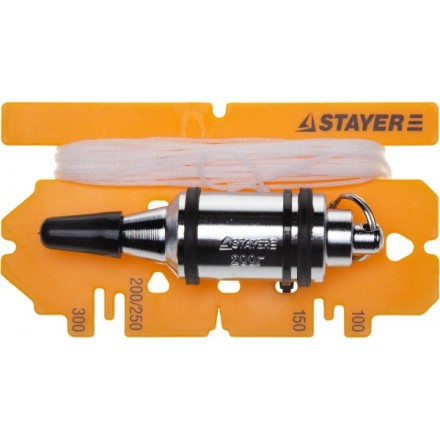Отвес STAYER &quot;PROFI&quot; строительный со шнуром, с противоударным ободком, 300 г 06352-30 купить в Надыме