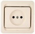 Розетка СВЕТОЗАР &quot;ГАММА&quot; одинарная, цвет бежевый, 16А/~250В SV-54100-B купить в Надыме