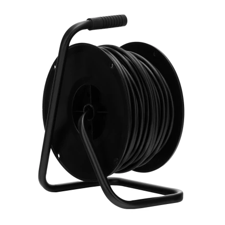 Удлинитель силовой на кабельной катушке, ПВС, 50 м, 4 розетки, 16А, тип УХз16, Россия Сибртех 96046 купить в Надыме