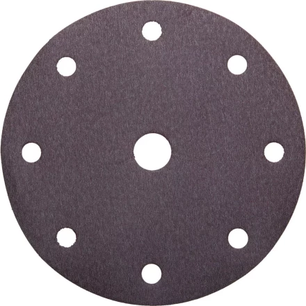 Круг шлифовальный URAGAN "Универсальный водостойкий с покрытием стеарата цинка" на липучке, 9 отв., P240, 150мм, 50шт 907-44114-240-50 купить в Надыме