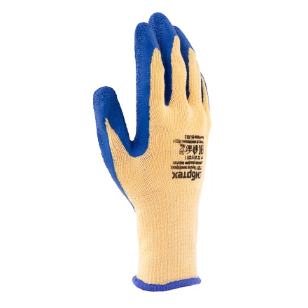 Перчатки трикотажные, полиэфирные, латексное рельефное покрытие, размер 9// Сибртех 677525 купить в Надыме