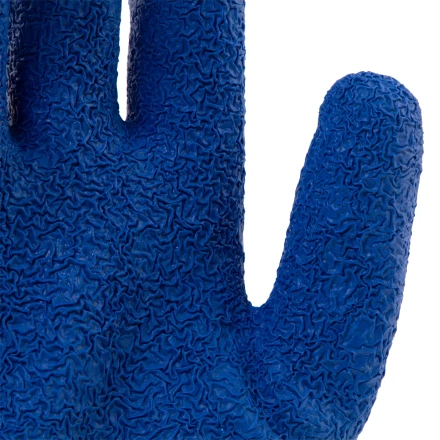 Перчатки трикотажные, полиэфирные, латексное рельефное покрытие, размер 9// Сибртех 677525 купить в Надыме