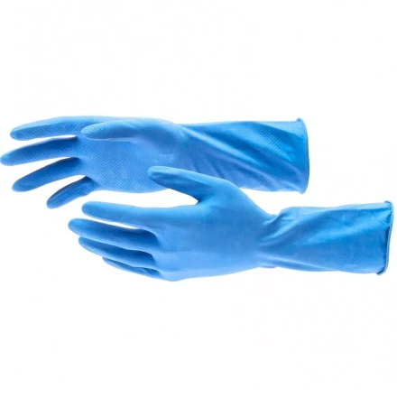 Перчатки хозяйственные латексные c хлопковым напылением S Elfe 67885 купить в Надыме