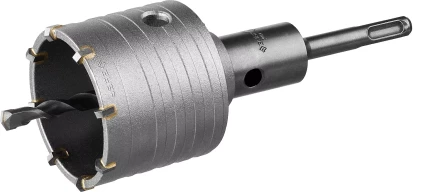 Коронка ЗУБР буровая, коническая посадка центрирующего сверла, SDS-Plus хвостовик, в сборе, 68мм 2918-68_z01 купить в Надыме