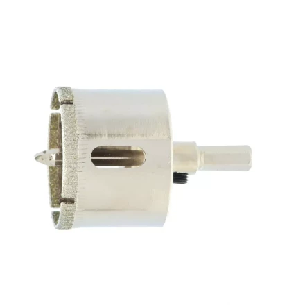 Сверло по керамической плитке и стеклу Сибртех, 40 х 55 мм, шестигранный хвостовик, с центрующим сверлом, 72720 купить в Надыме